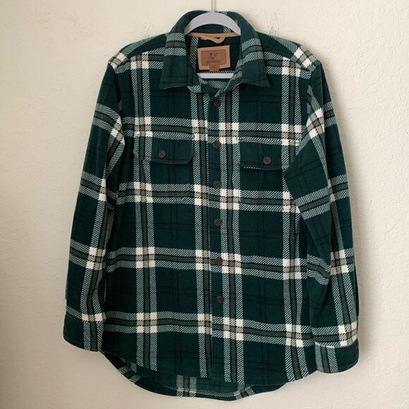 Outdoor Life Fleece Plaid Warm Men’s Shirt Size L - Picture 1 of 11